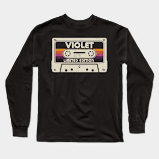 Violet Name Limited Edition Long Sleeve T-Shirt